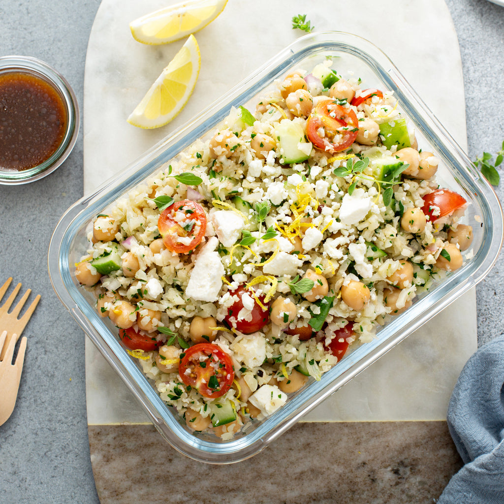 Chickpea & Bulgur Wheat Make-Ahead Salad Recipe