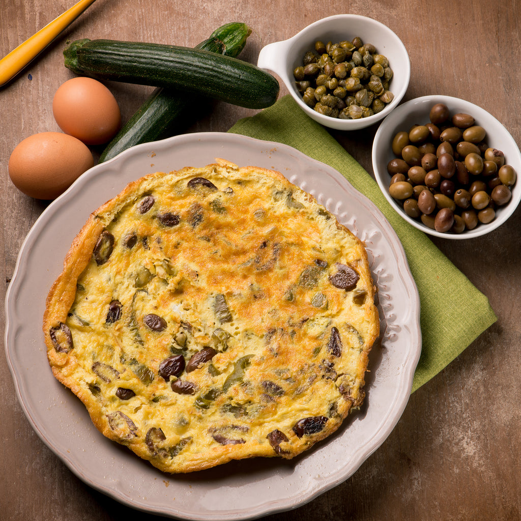 Courgette & Mushroom Omelette Recipe