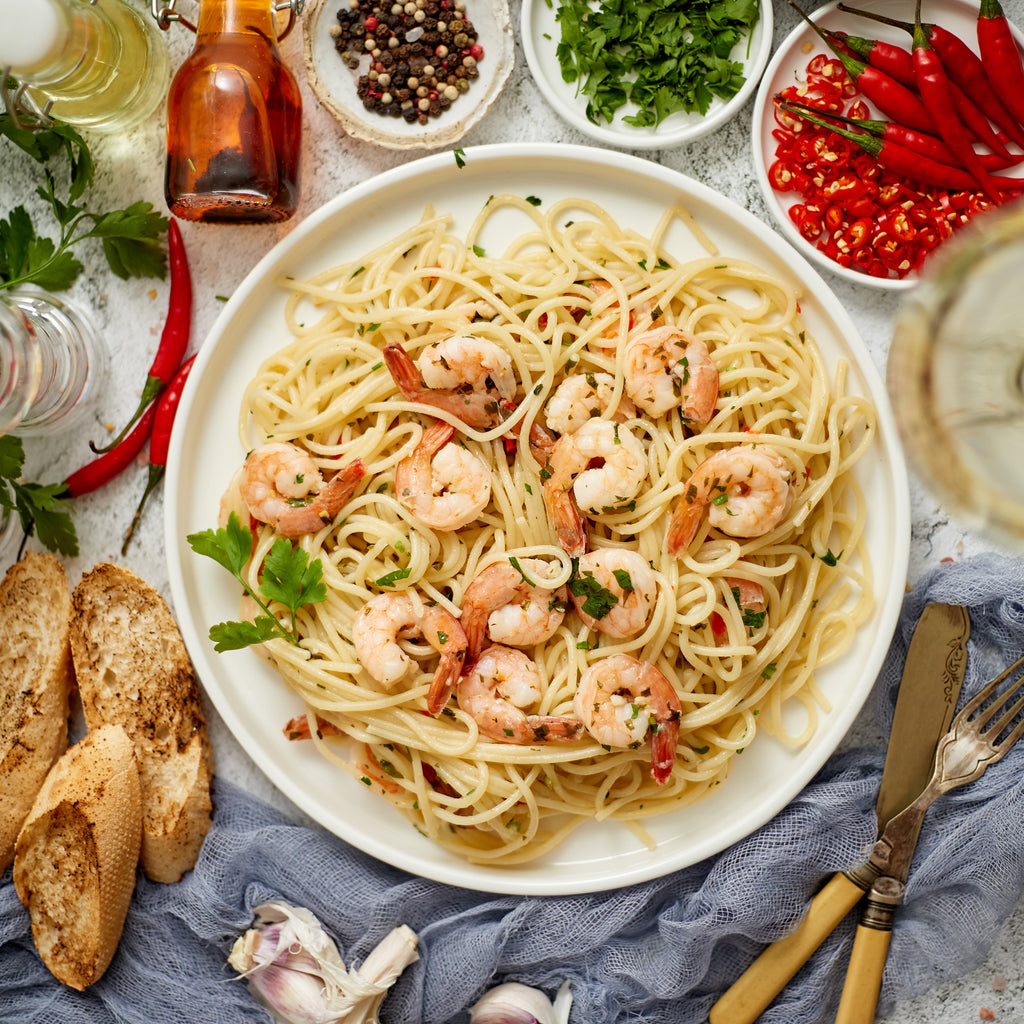 Garlic Prawn Pasta Recipe