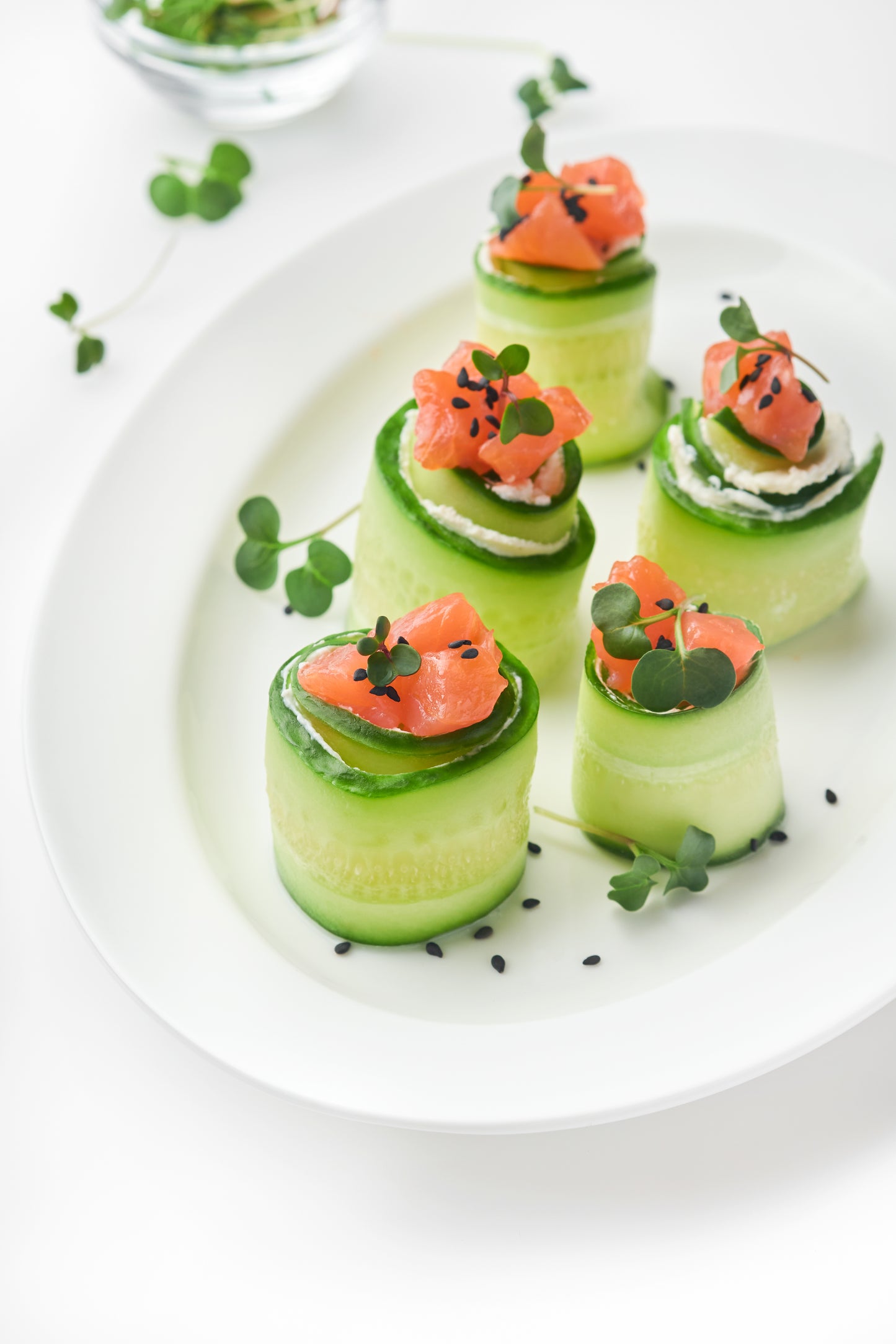 Smoked Salmon And Cucumber Batons Recipe
