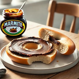 Bagel Thin with Marmite Recipe