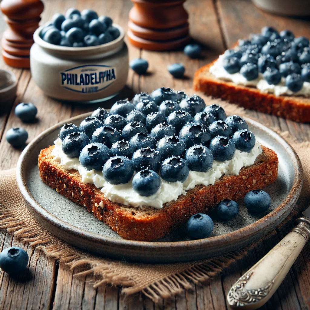 Blueberry cheesecake toast  Recipe