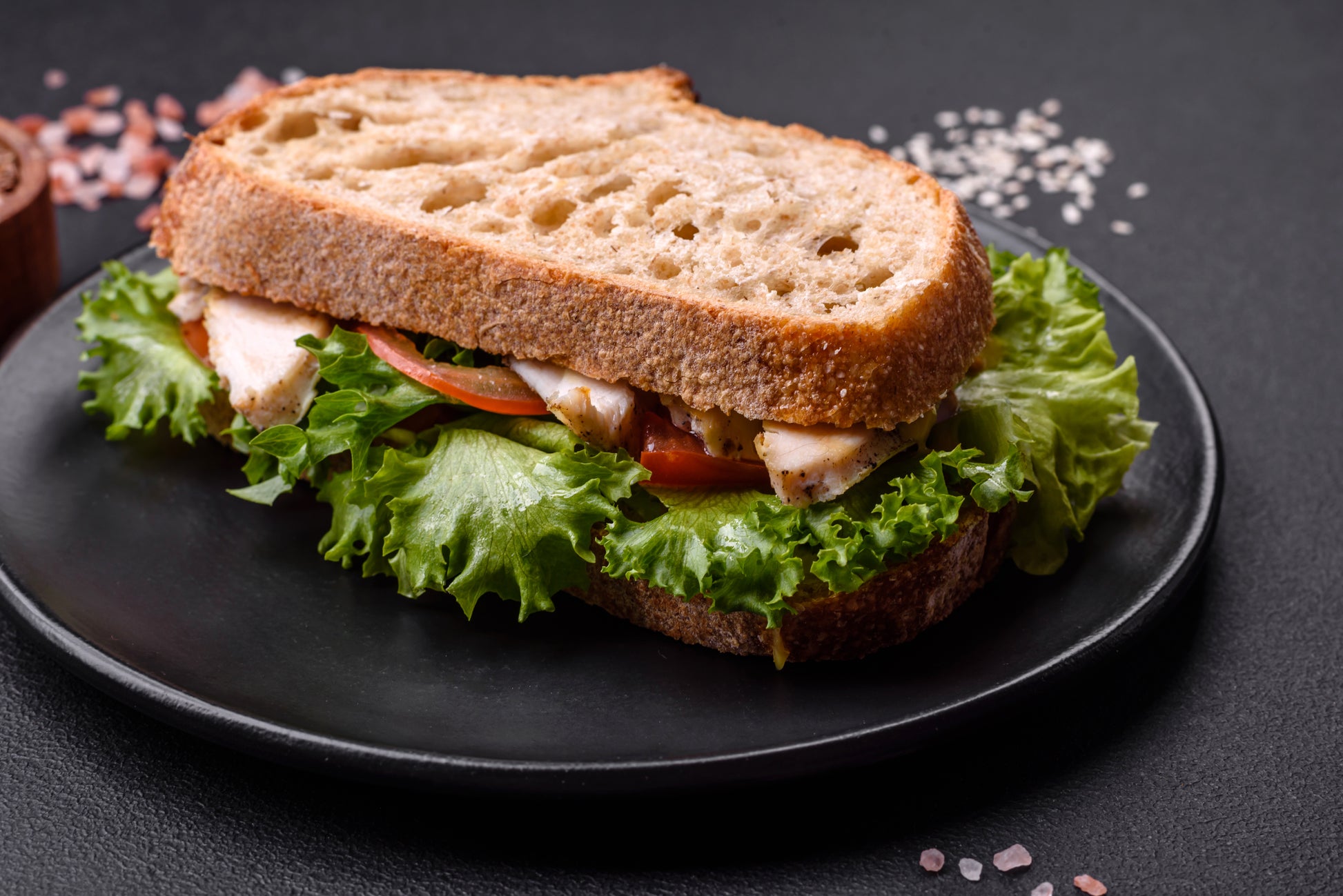 Chicken Sandwich & Salad Recipe