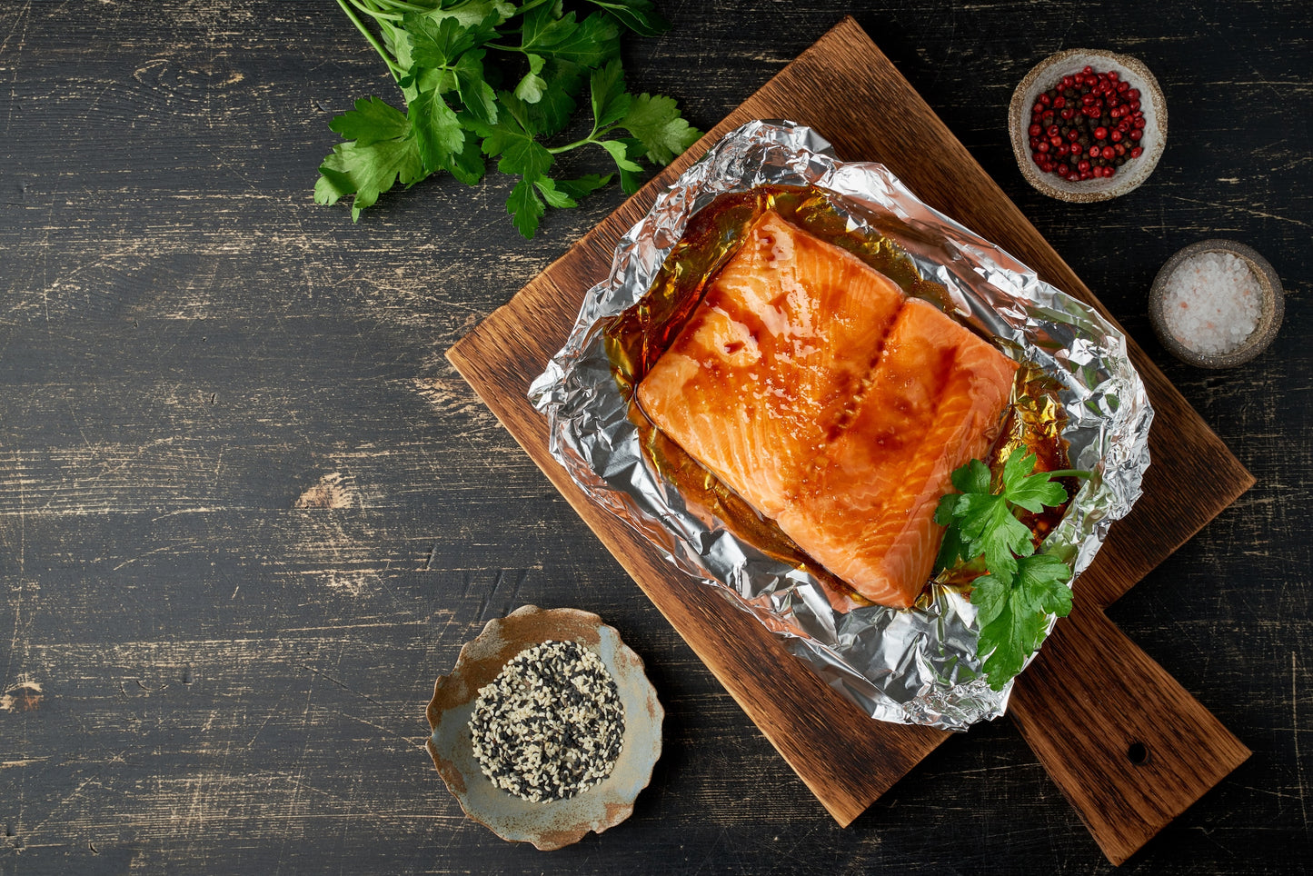 Chinese-Style Foil-Baked Salmon Recipe