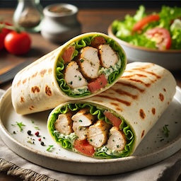 Garlic & Herb Chicken Wrap Recipe