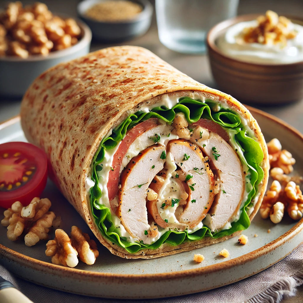 Garlic and herb chicken wrap Recipe