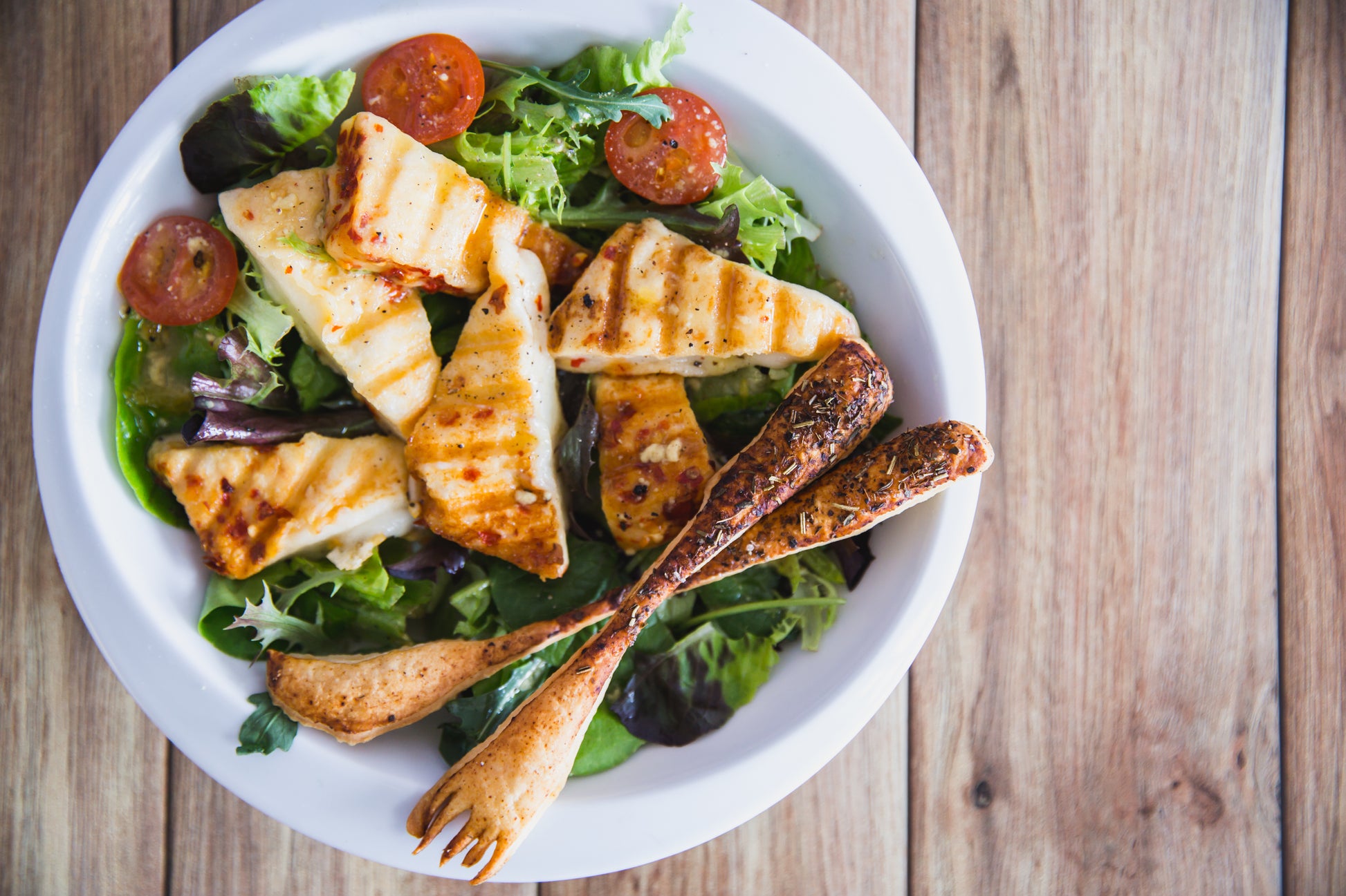 Halloumi Lunch Salad Recipe