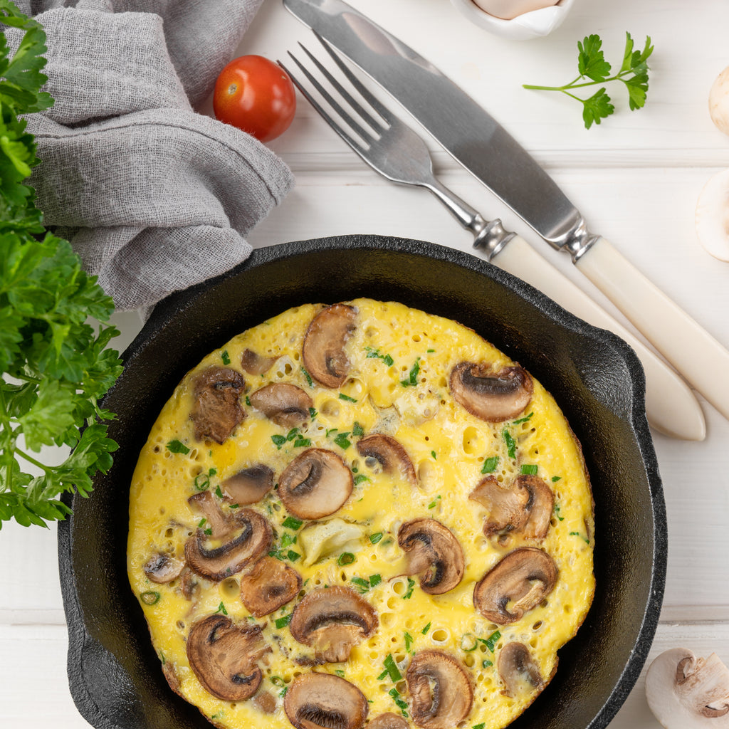 Cheese & Mushroom Omelette Recipe