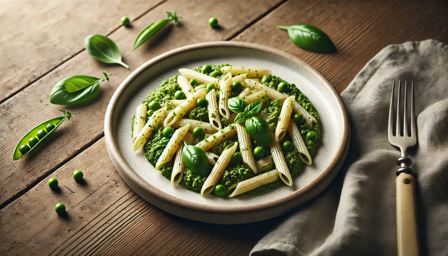 Green Pea ‘Pesto’ Pasta