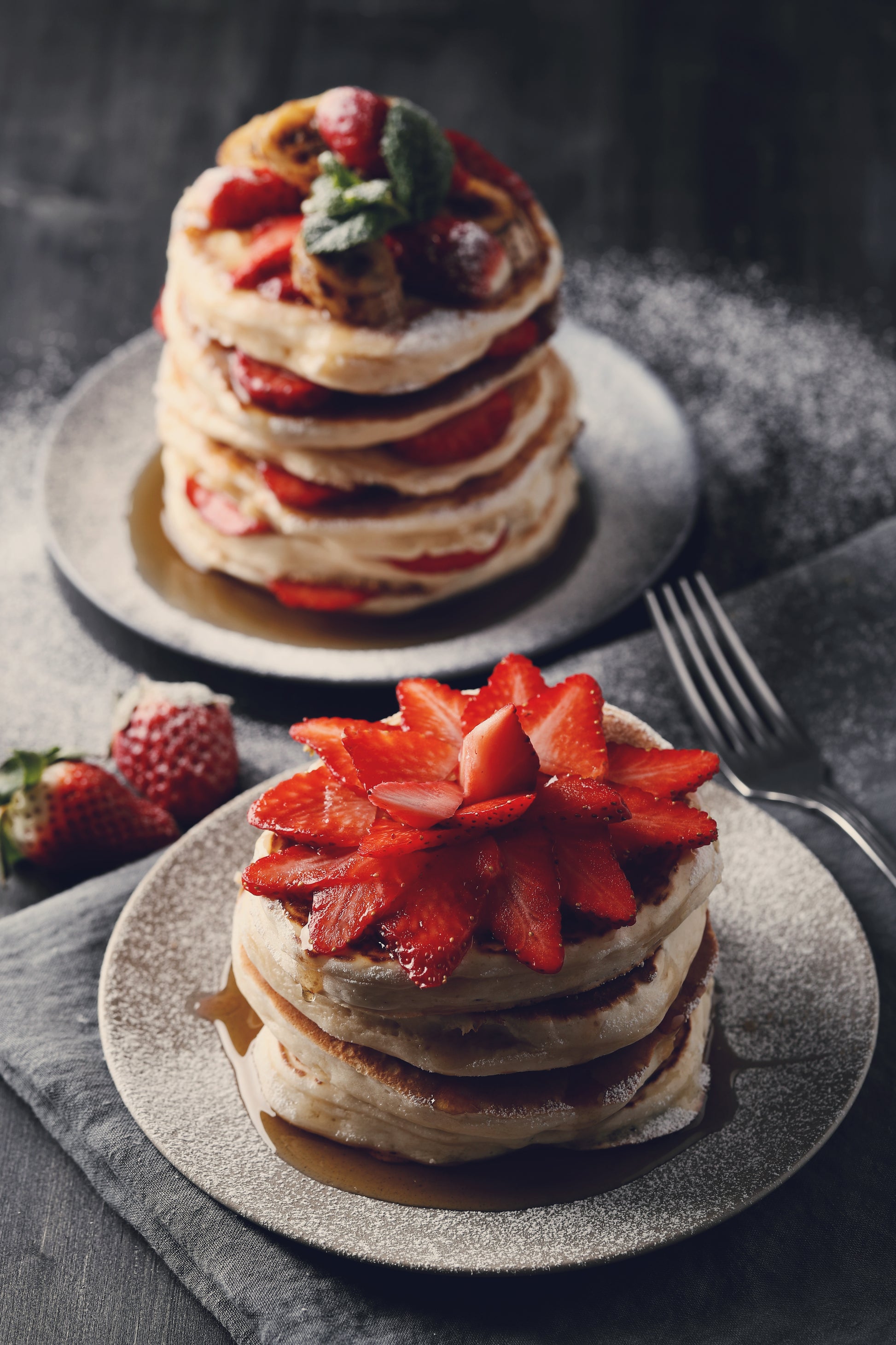 Strawberry Cheesecake Pancakes Recipe